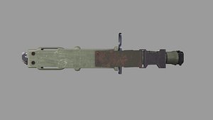 3D Knife Bayonet 490 model