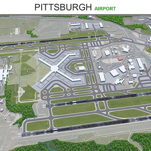 3D Pittsburgh Airport