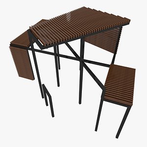 3D model pergola designed