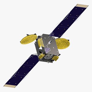 3d model orbiting geo cob