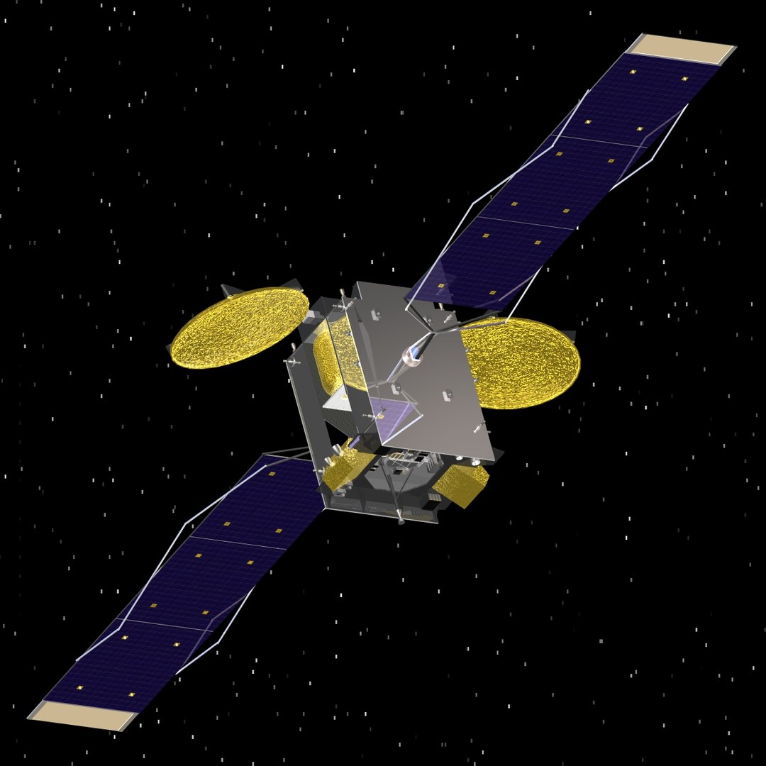 3d model orbiting geo cob