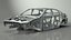Car Frame Unibody Structure Rigged