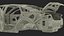 Car Frame Unibody Structure Rigged
