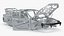 Car Frame Unibody Structure Rigged