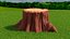 Souche d'arbre stylisée