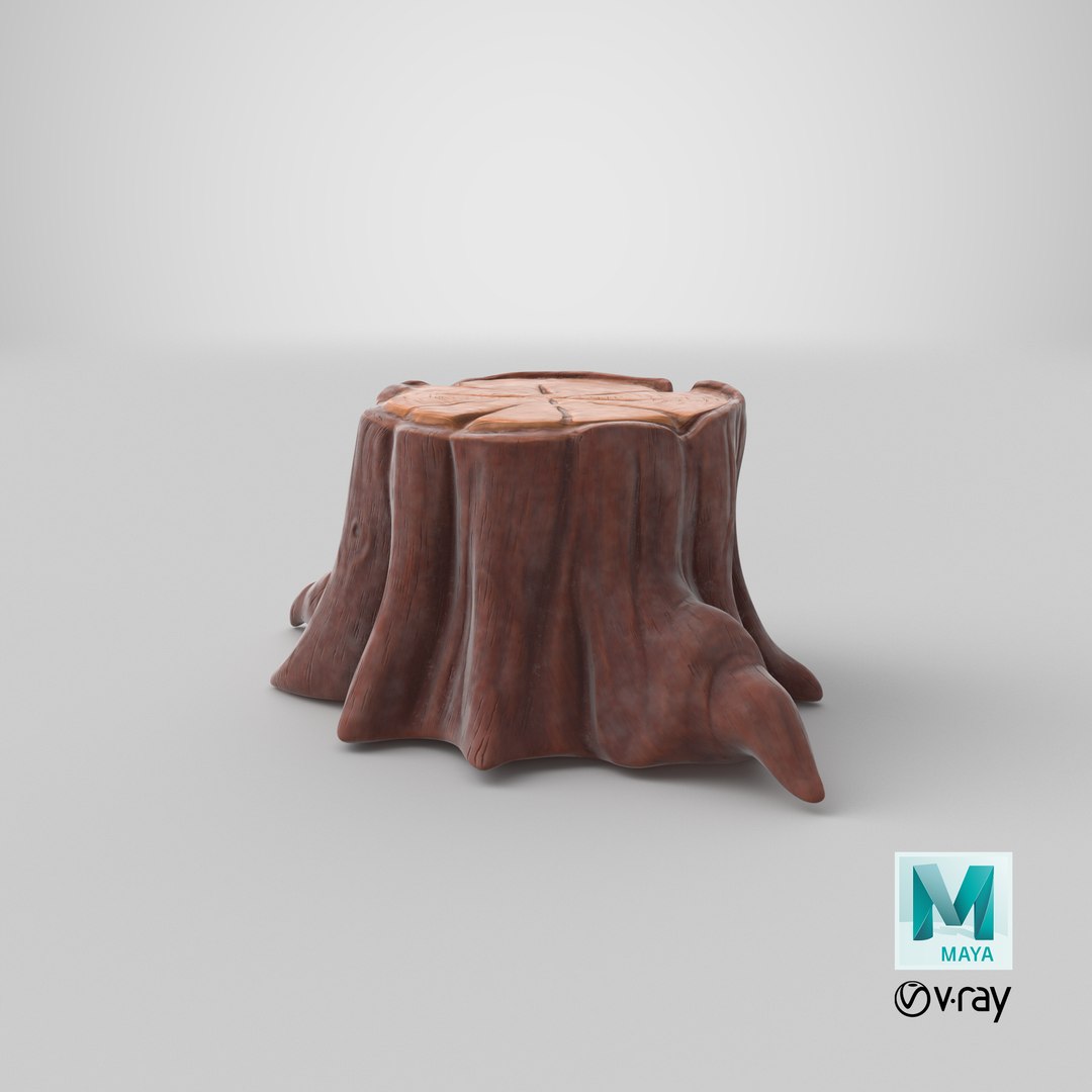 3D Stylized Tree Stump https://p.turbosquid.com/ts-thumb/bP/c71VDF/Qn/stemcell_maya_vray_render/png/1674933765/1920x1080/fit_q87/d7c0242c8093bf807ed50c031466f8aba0bfcc33/stemcell_maya_vray_render.jpg
