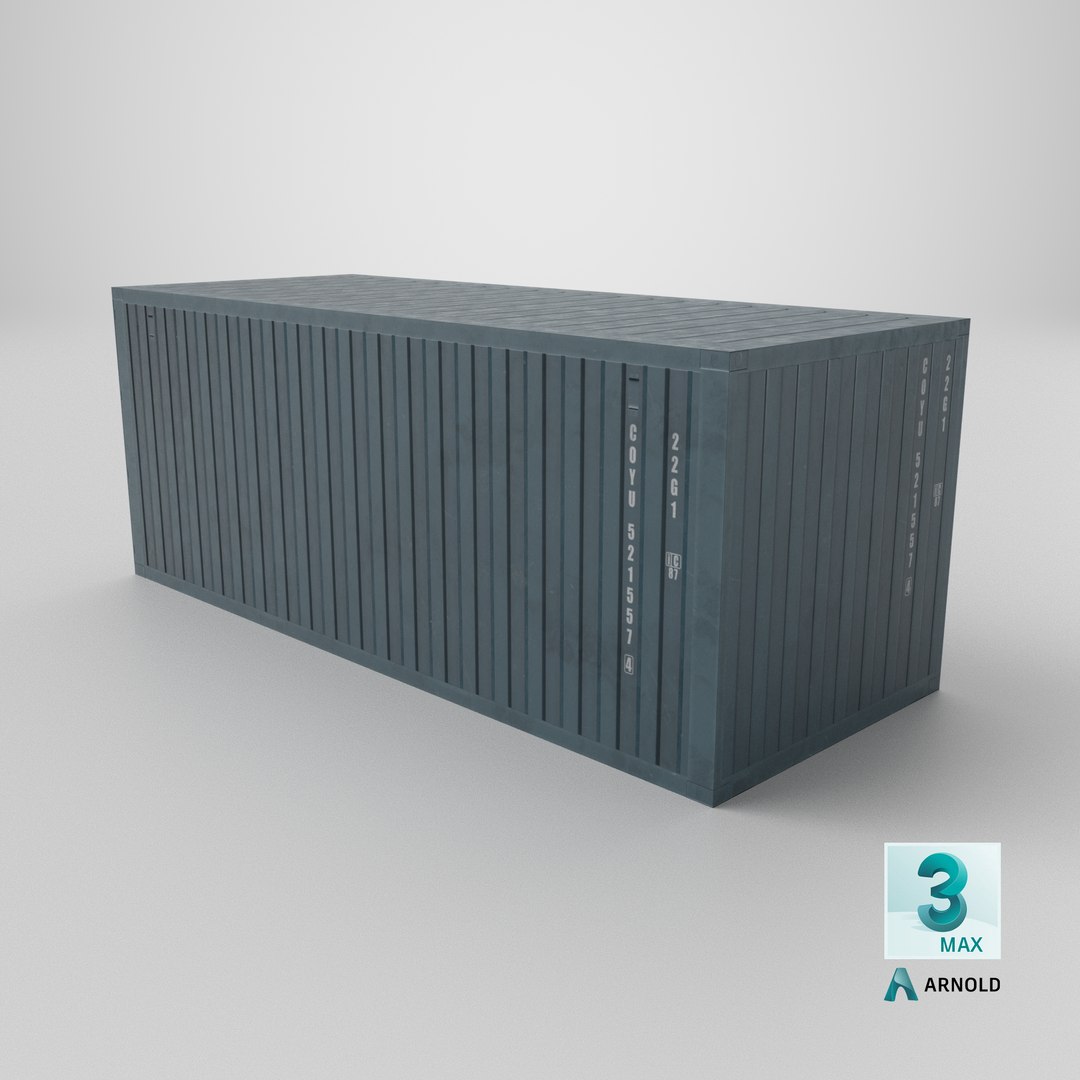 Container 20 Ft ISO Low Poly Model - TurboSquid 2142594