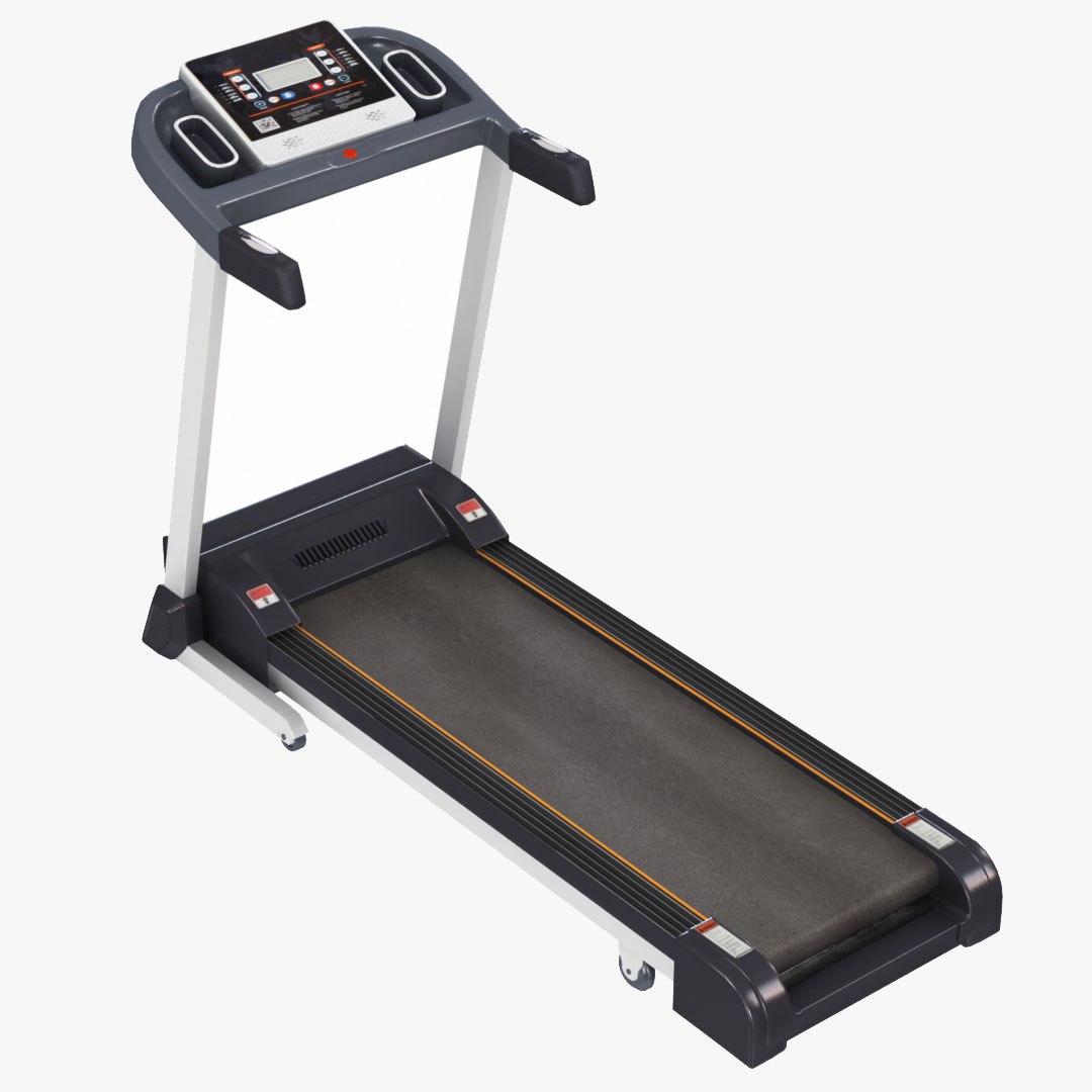 GYM Running Machine White 3D model TurboSquid 1816959