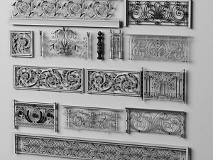 Luxury Ornate Wrought Iron Balustrade Pack