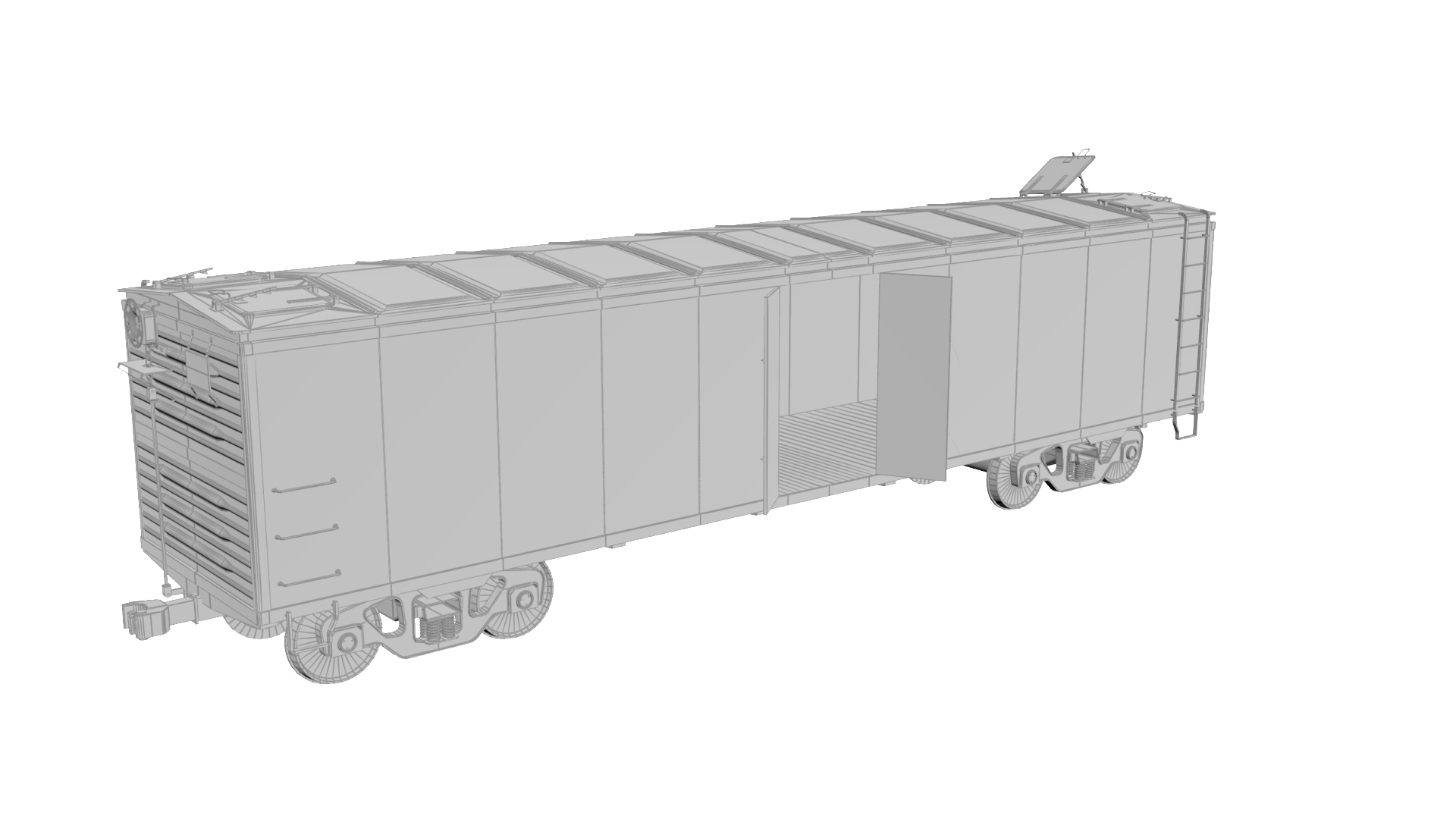 3D Refrigerated Box Car TurboSquid 2023746