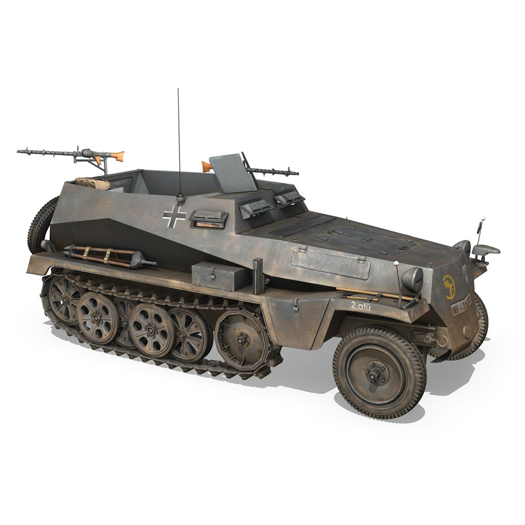 Sd Kfz 250 - 3D Model - TurboSquid 1174085