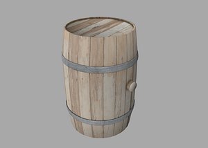 wooden barrel