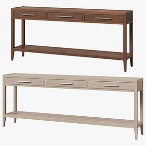 3D model Restoration Hardware consoles French Contemporary