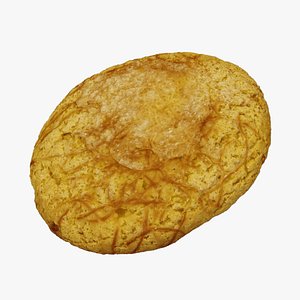 Portuguese Corn Bread - Extreme Definition 3D Scanned