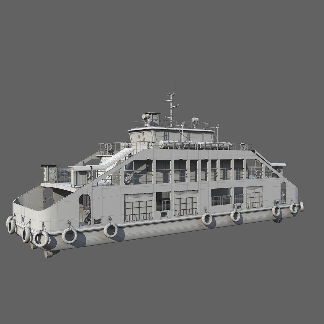 3d Cijin Ferry Model