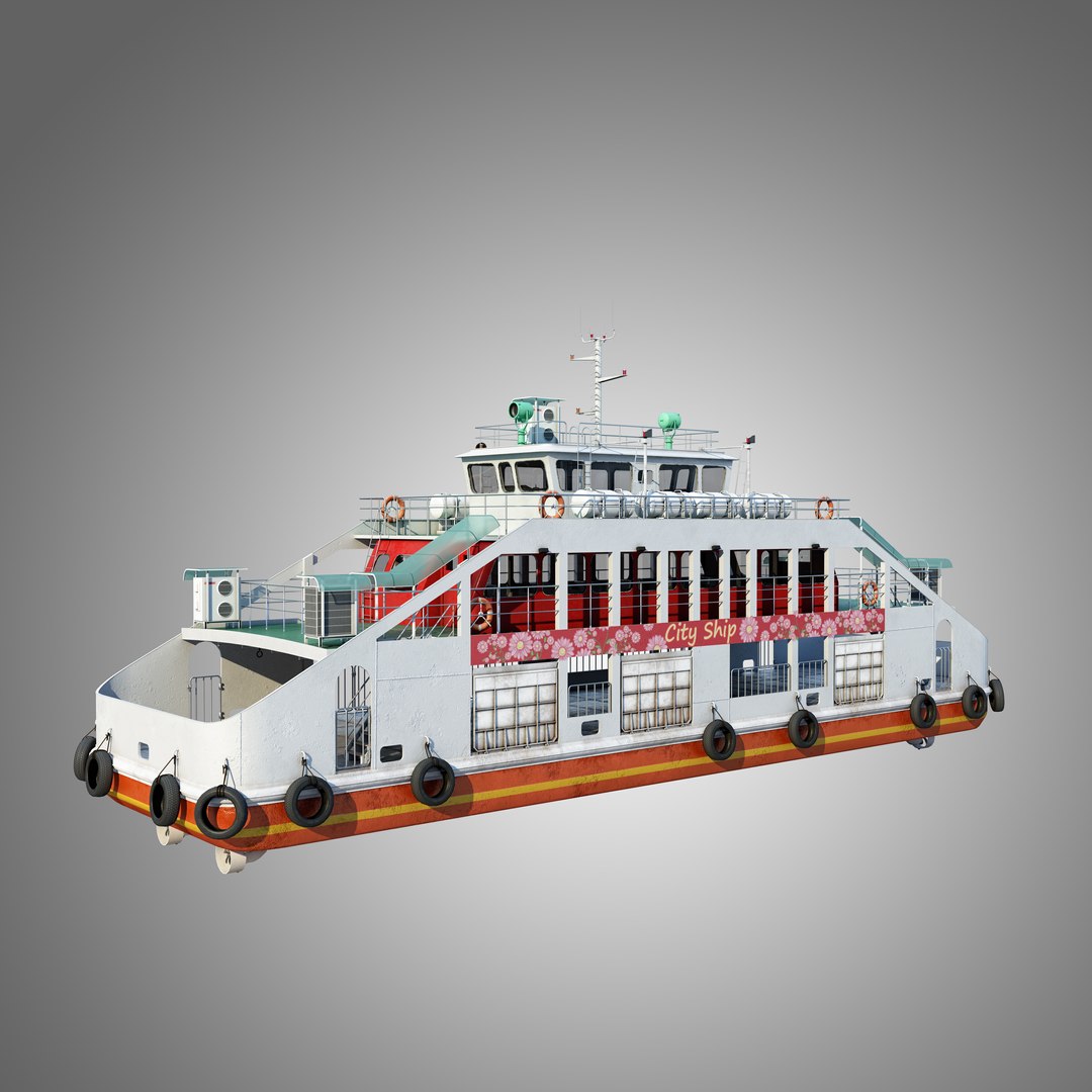 3d Cijin Ferry Model