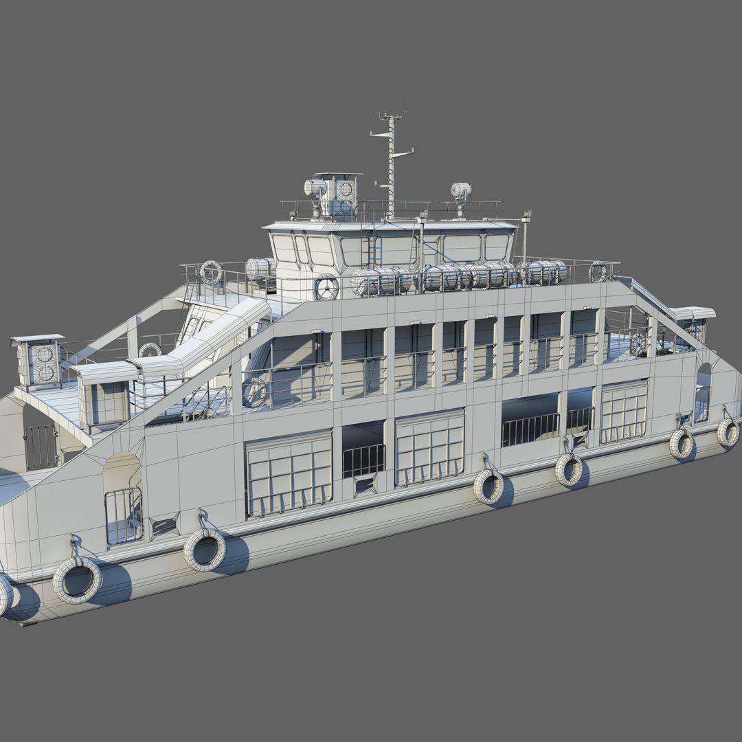 3d Cijin Ferry Model