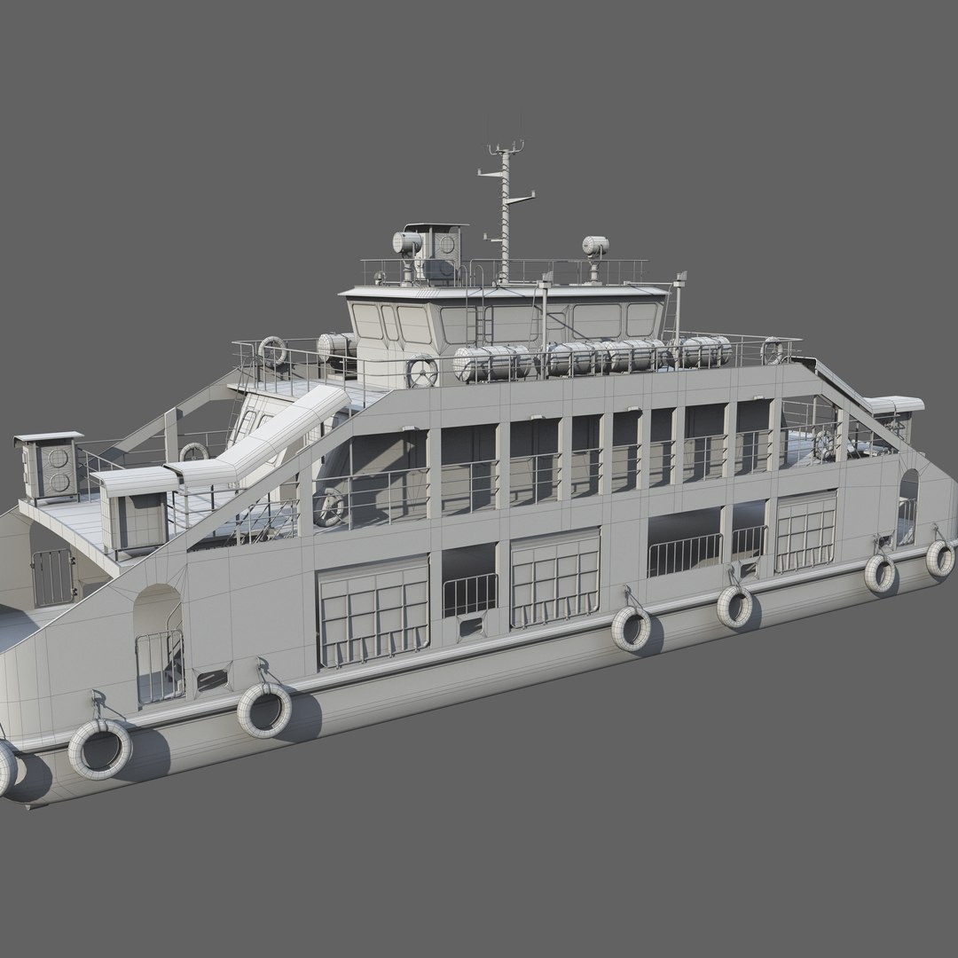 3d Cijin Ferry Model