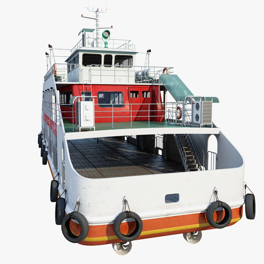 3d Cijin Ferry Model