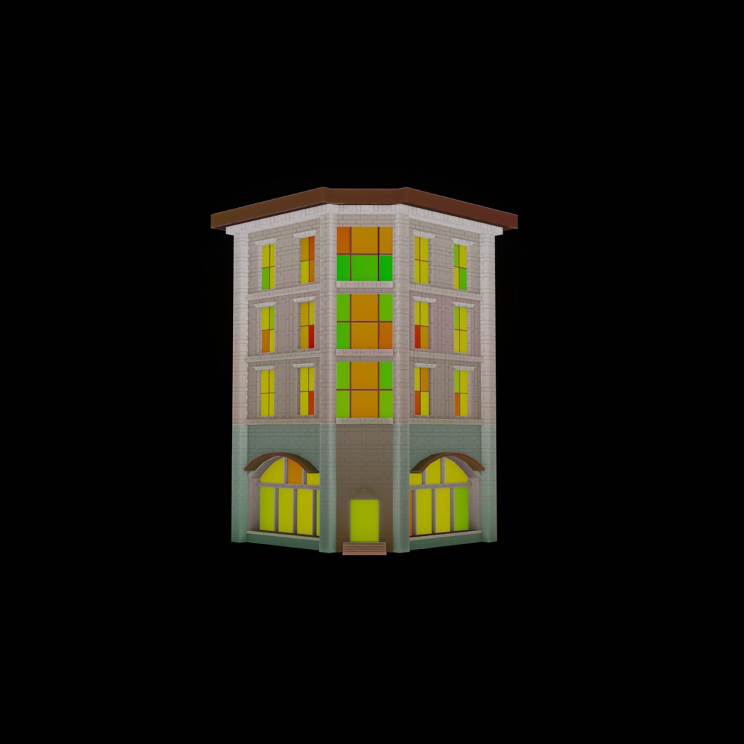 Free PBR Stylized Building 3D Model - TurboSquid 2046978