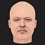 Low Poly Action Bronson Rapper Head