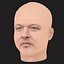 Low Poly Action Bronson Rapper Head
