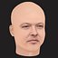 Low Poly Action Bronson Rapper Head
