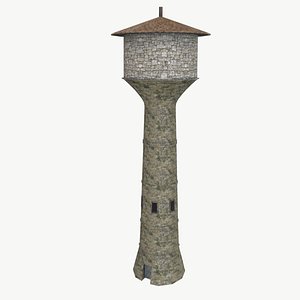 castle tower 3D model