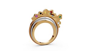 3D model Cosmic Crest Pendant