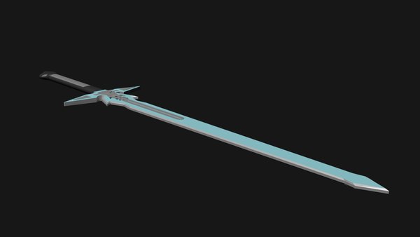 3D swords kirito style - TurboSquid 1691216