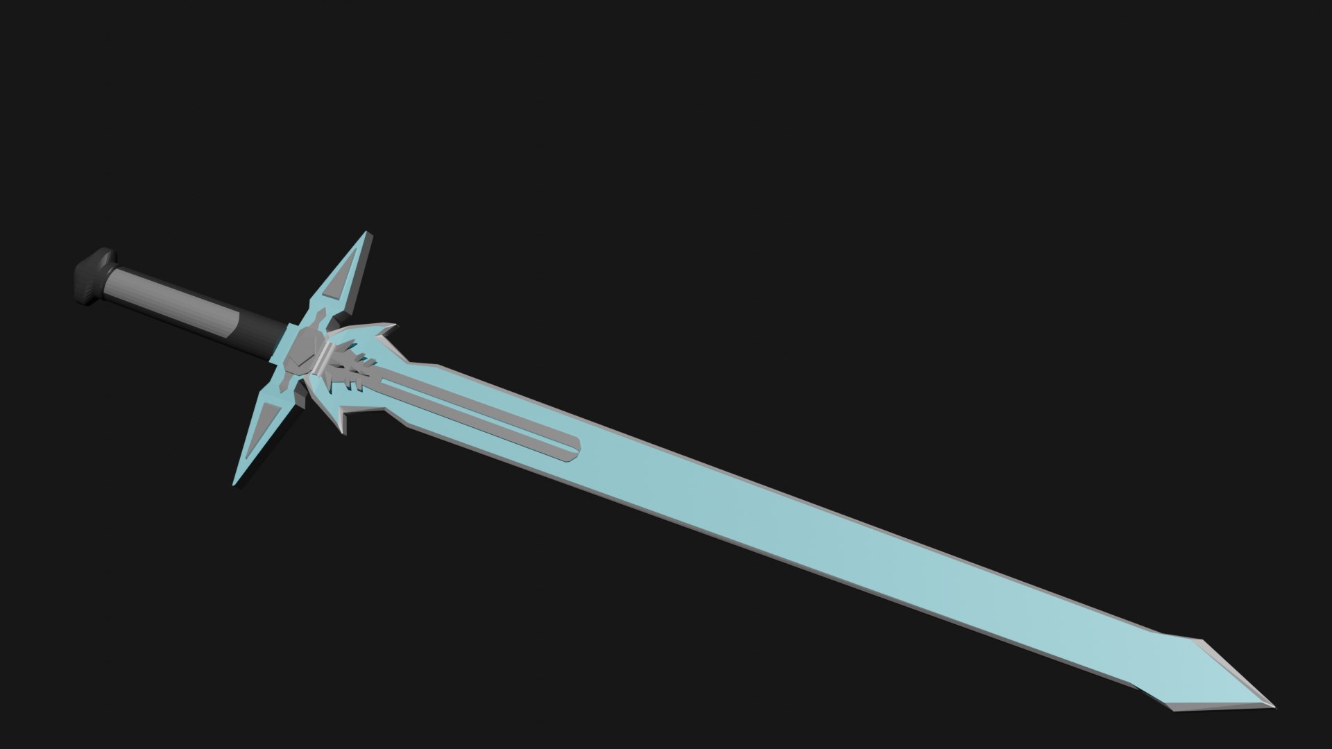 3D swords kirito style - TurboSquid 1691216