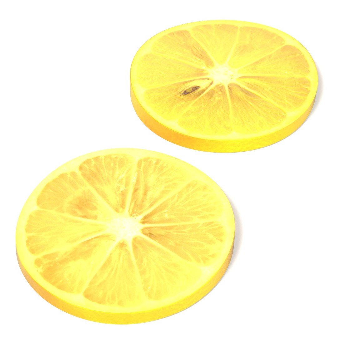 3d Lemon Slice