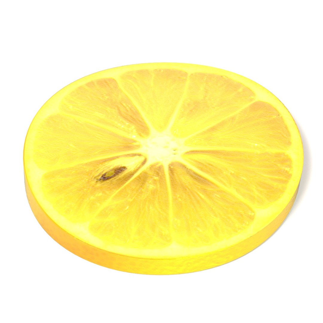 3d Lemon Slice