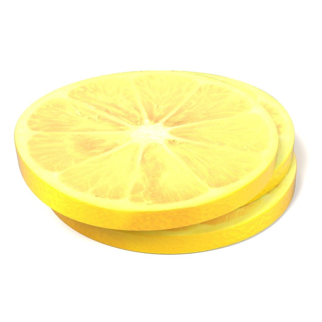 3d Lemon Slice