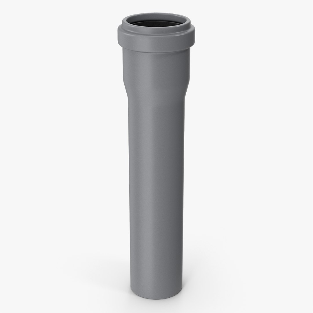 Grey PVC Plastic Pipe Model TurboSquid 1926117   247 