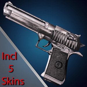 3d resolution desert eagle
