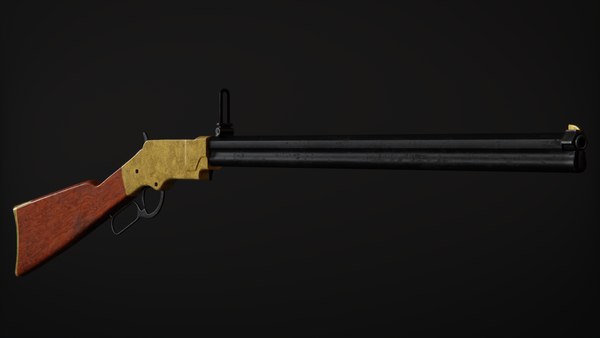 Henry Rifle Model 1860 3D model