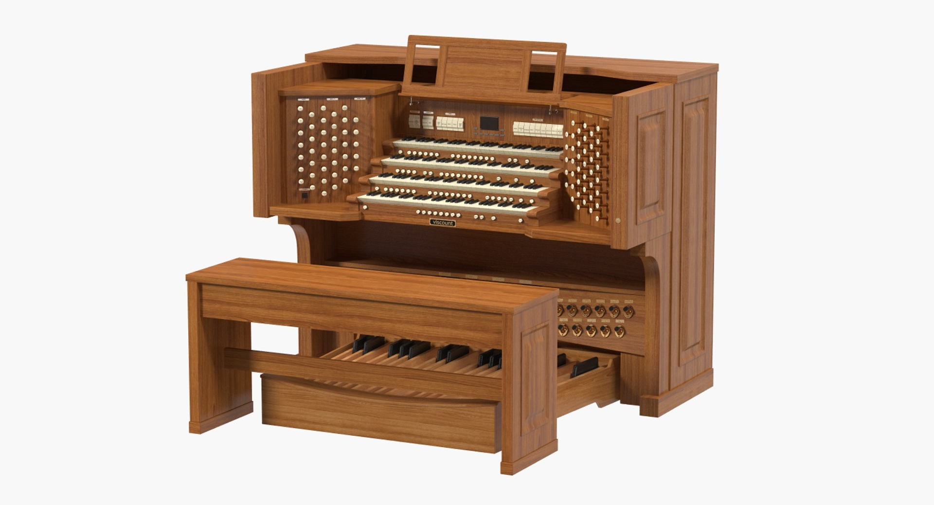 Organ Piano 3D Model - TurboSquid 1312712