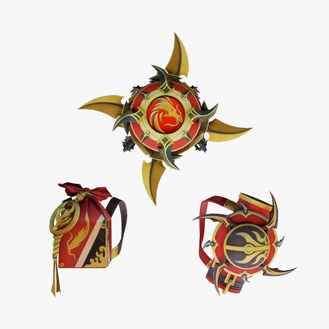 Bag 3x Royalguard Backpack Model - TurboSquid 1849395