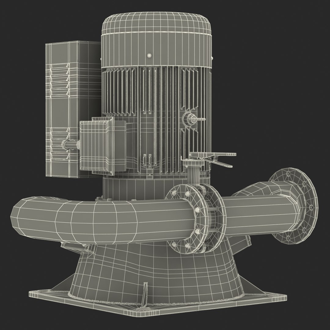 Micro Hydro Turbine Power 3ds