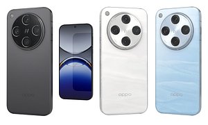Oppo Find X8 Pro All Colors Low Poly 3D model