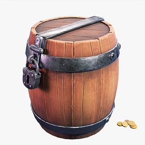 Stylized Treasure Keg