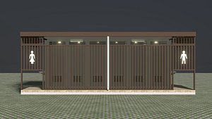 Toilet standalone 3D model