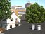 Stadt mit Vorort