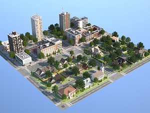 Town with suburb
