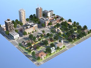 Town with suburb