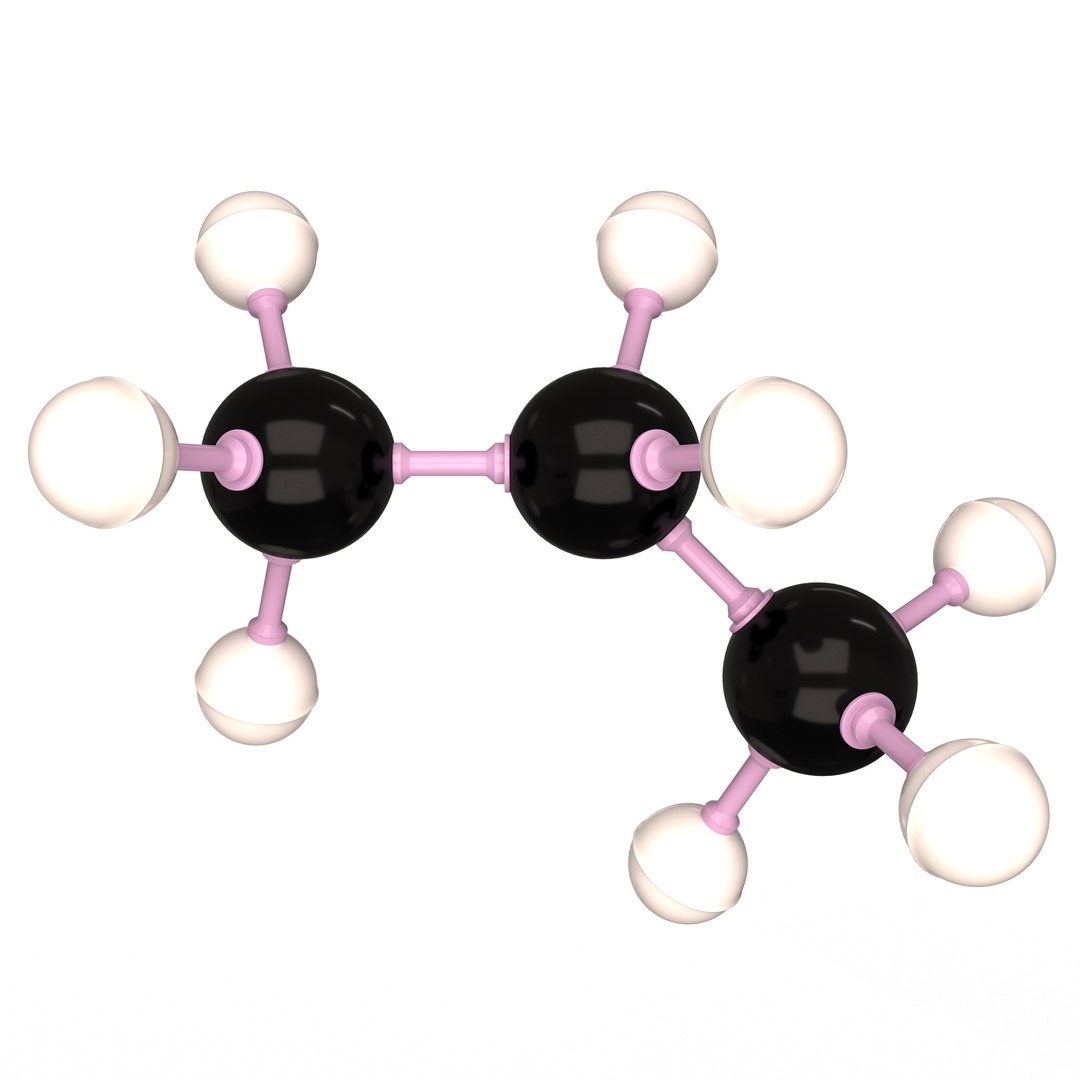 Propane Molecule model TurboSquid 1860215