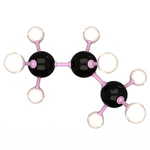 Propane Molecule model