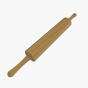 3D model Wooden Cooking Rolling Pin