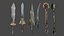 Sword Pack [Low poly]